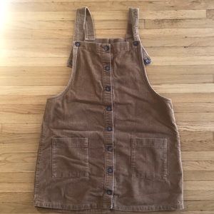 Ellison Corduroy overall  jumper button up size LG